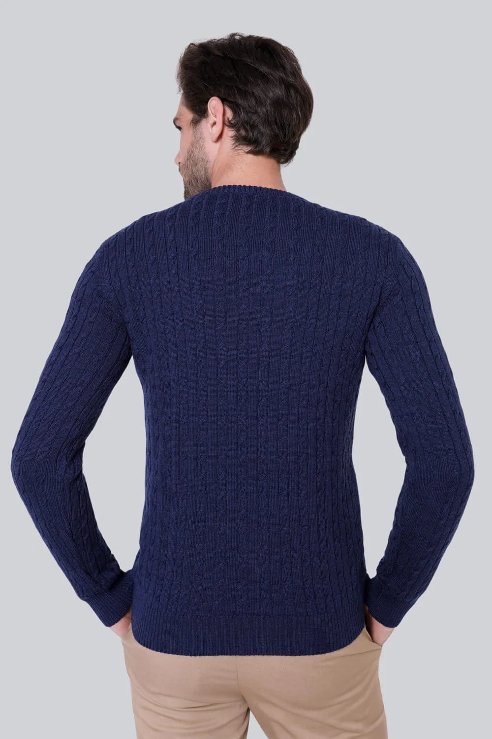 Sweter Mr Braid Navy - Image 3