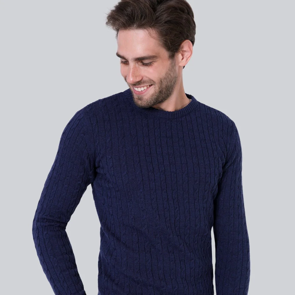 Sweter Mr Braid Navy - Image 8