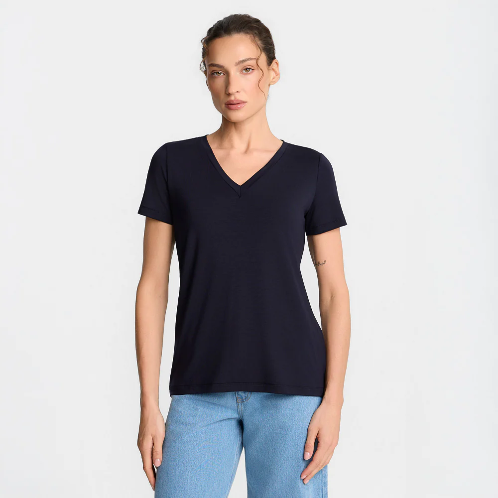 T-shirt Miss Classic Navy - Image 8