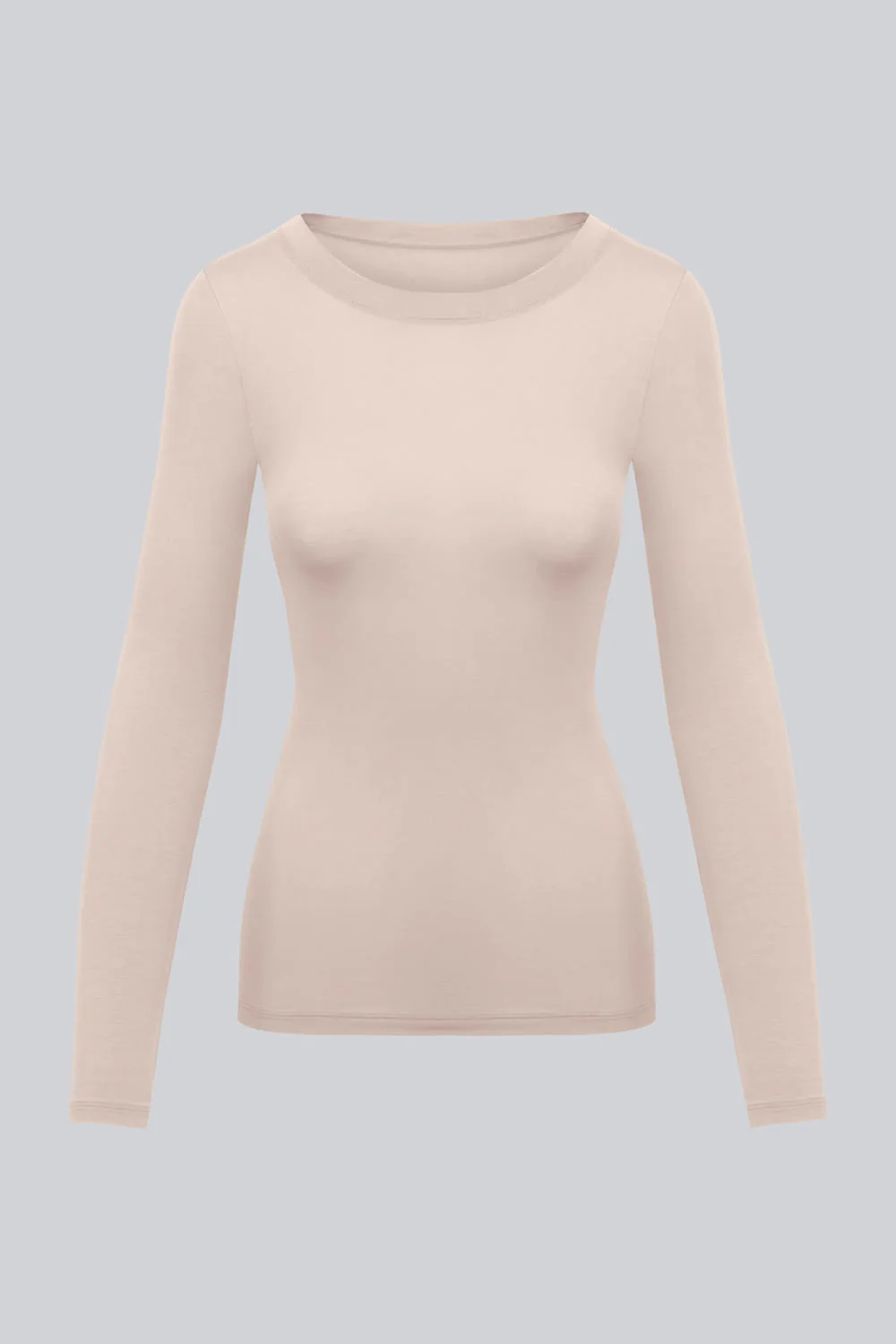 Longsleeve Miss Invisible C-neck Sand - Image 3