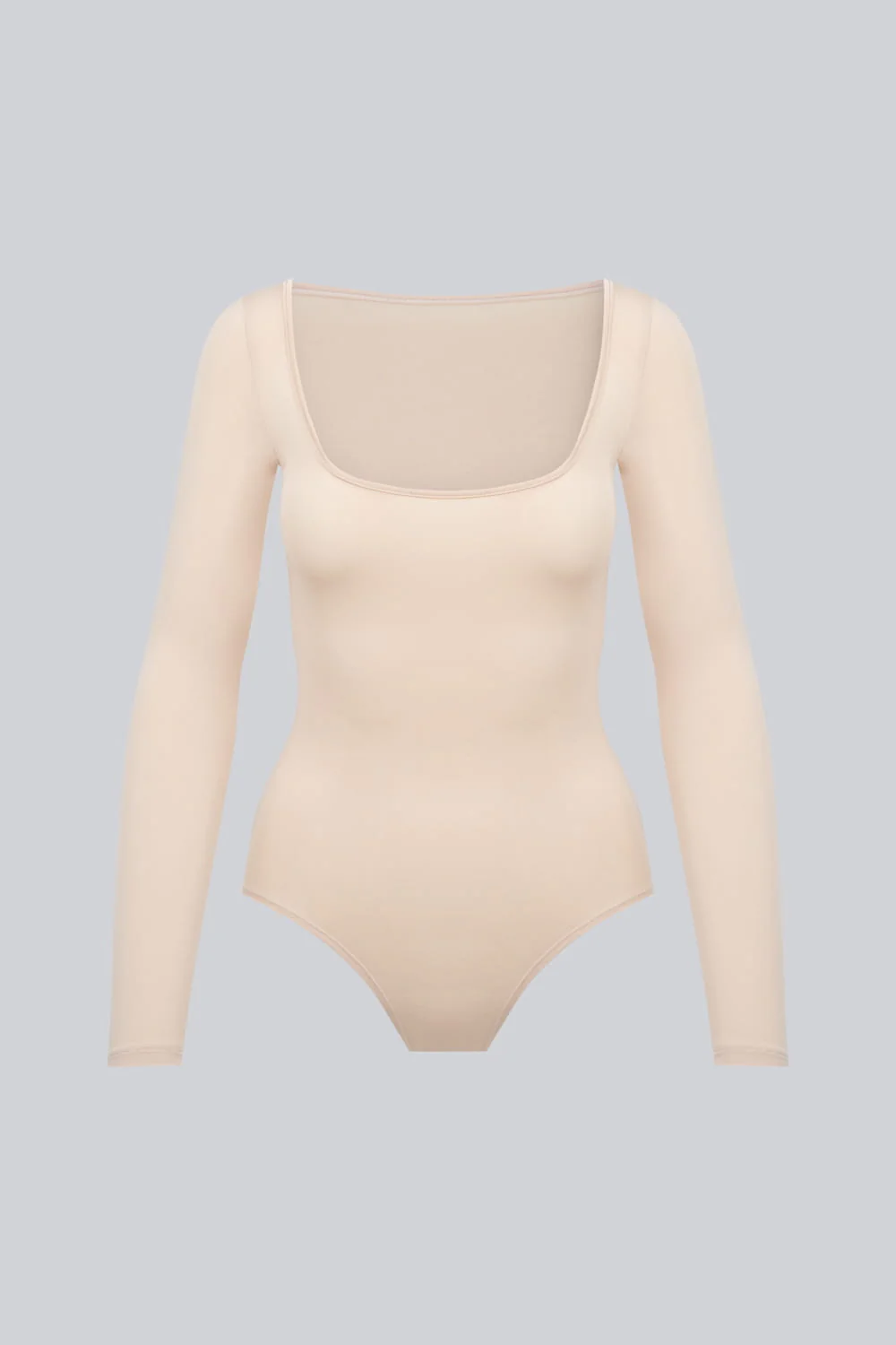 Body Miss Invisible Longsleeve U-neck Sand - Image 2