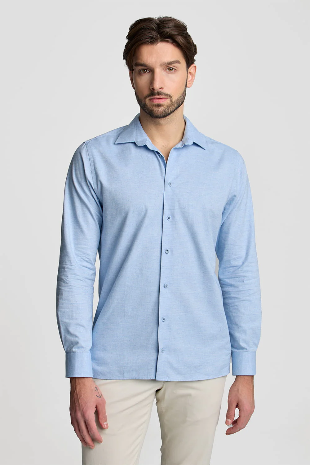 Koszula Mr Casual Light Blue - Image 4