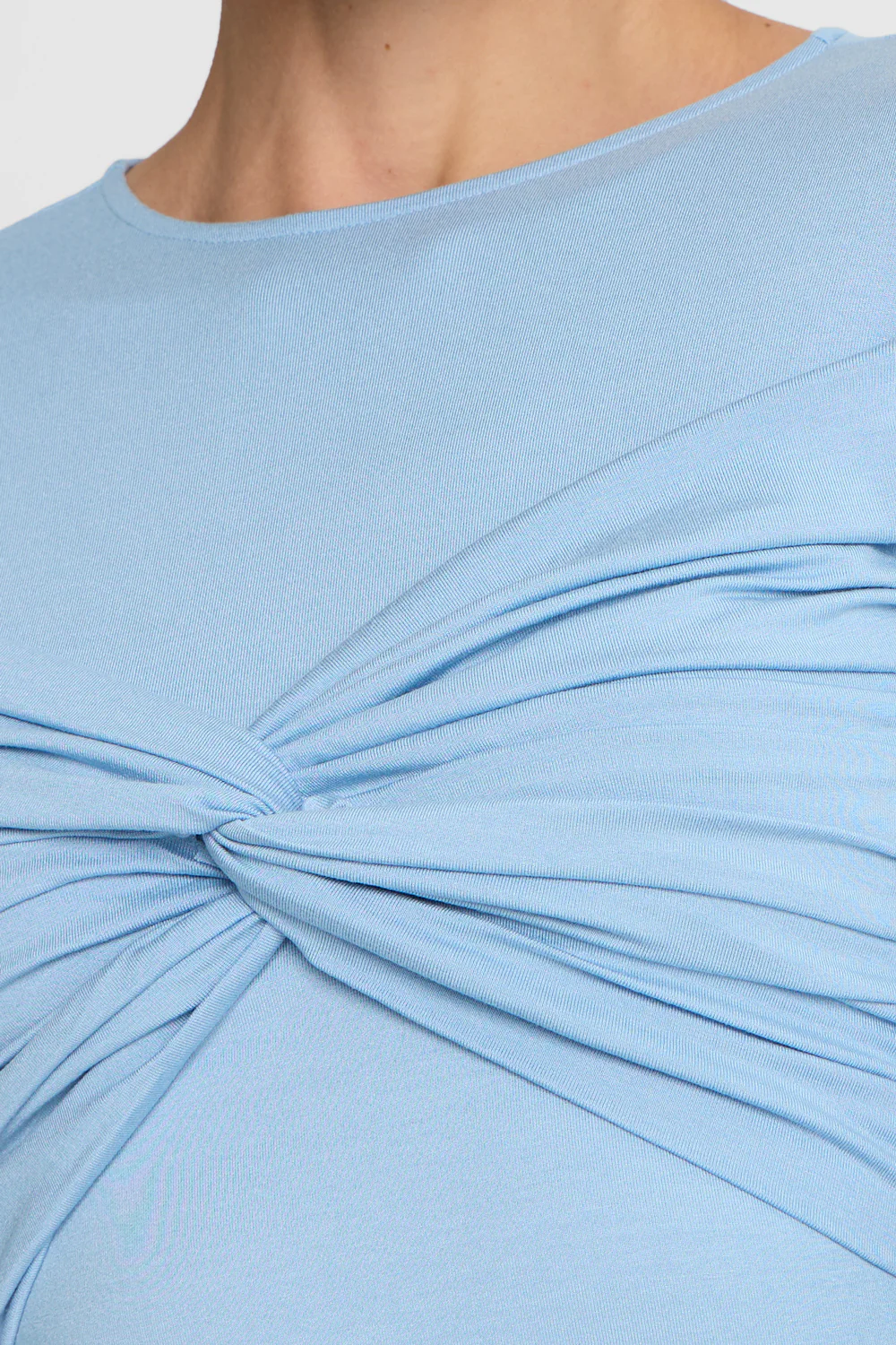 Longsleeve Miss Draped Light Blue - Image 4