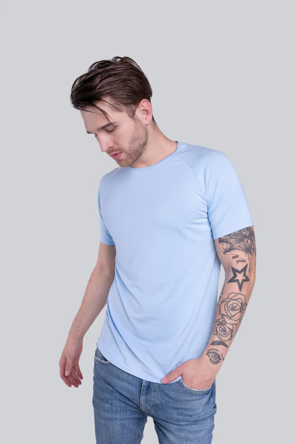 T-shirt Mr Fine Baby Blue - Image 4