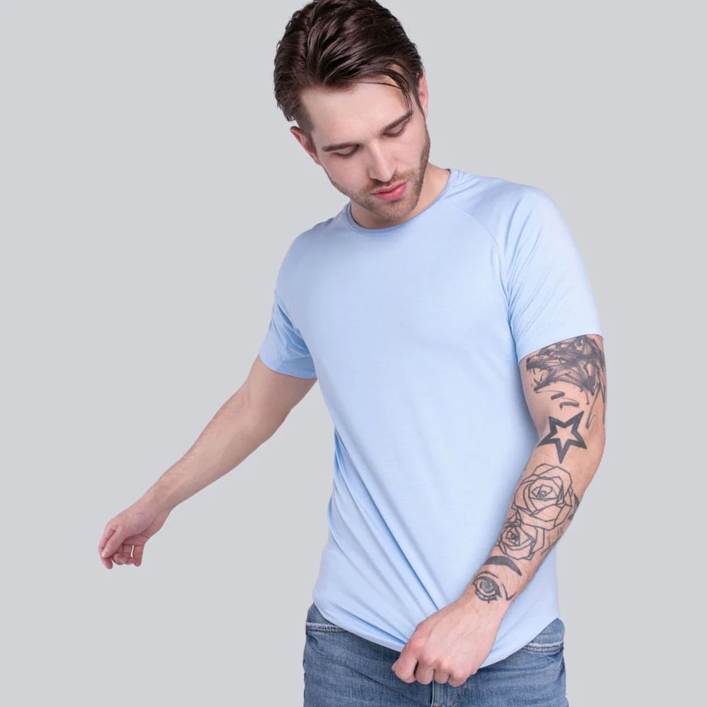 T-shirt Mr Fine Baby Blue - Image 6