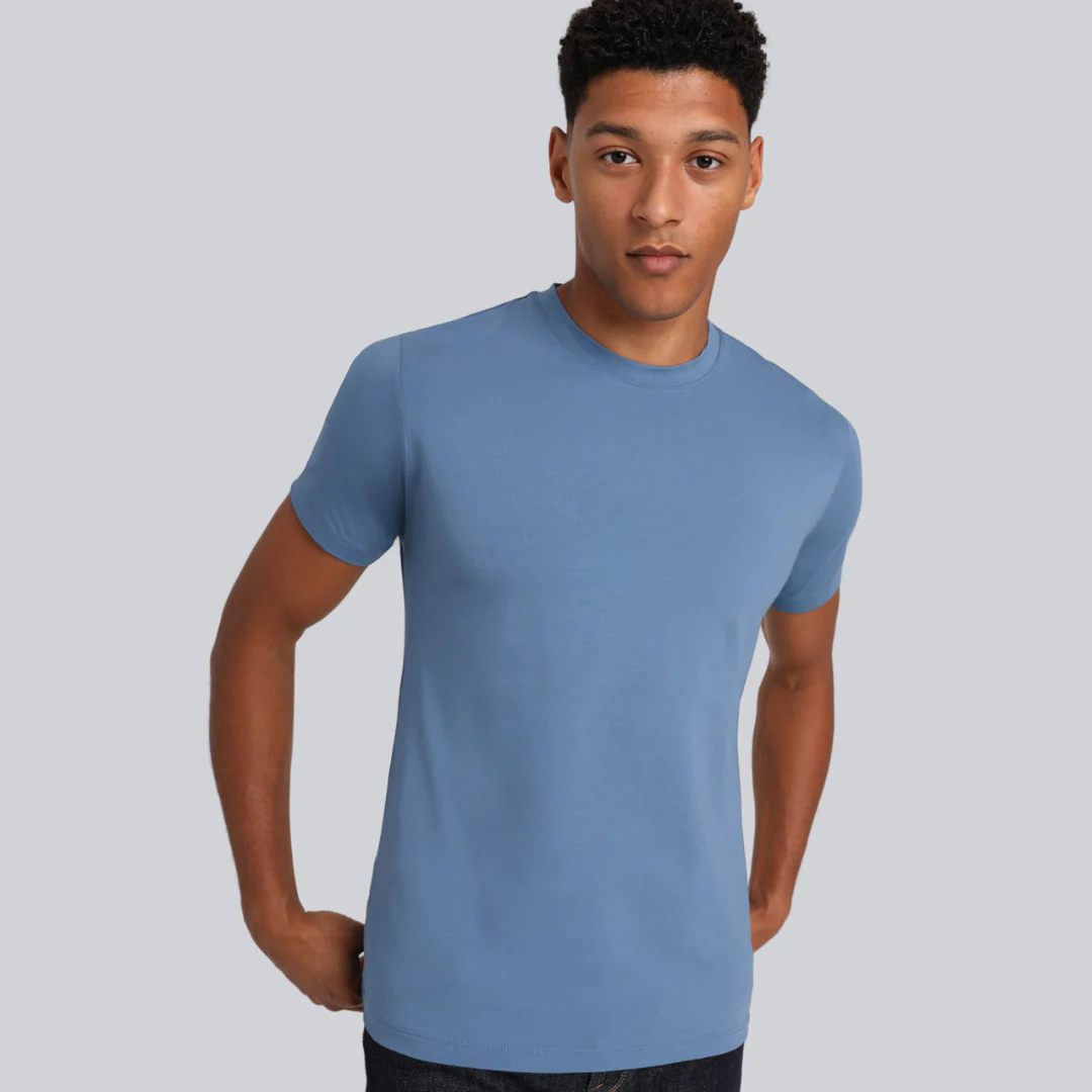 T-shirt Mr Classic Silver Blue - Image 7