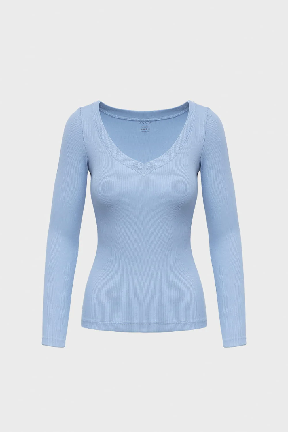Longsleeve Miss Womanly Silver Blue - Image 2