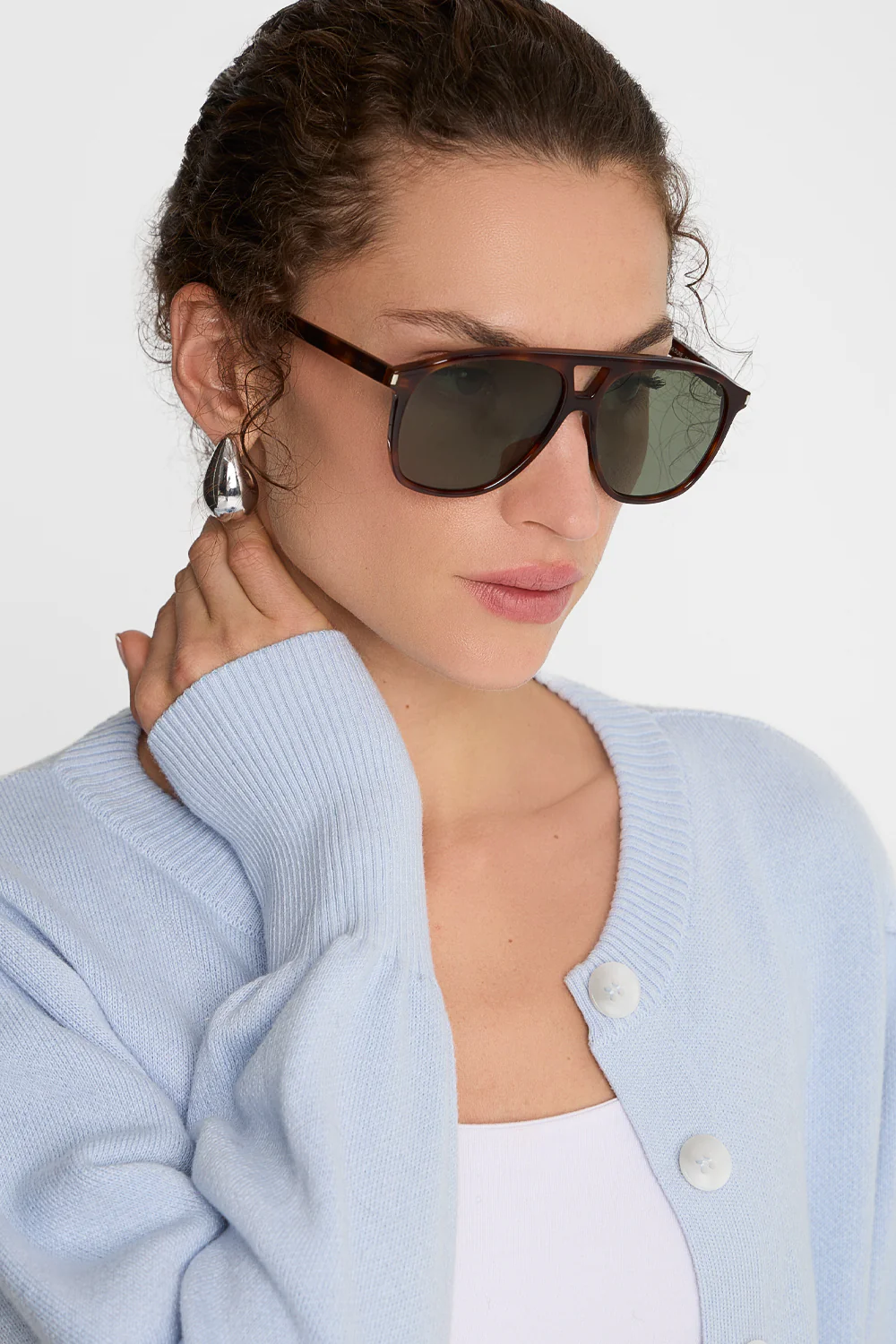 Kardigan Miss Chic Light Blue - Image 4