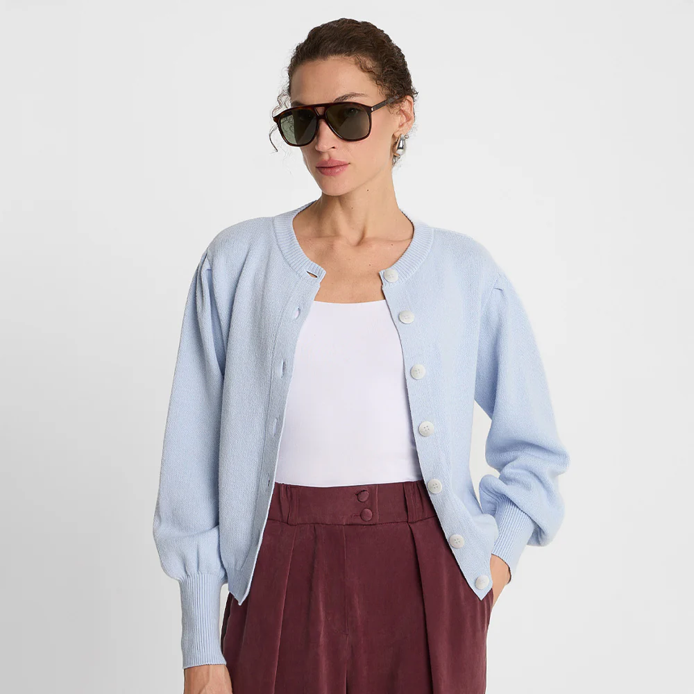 Kardigan Miss Chic Light Blue - Image 8