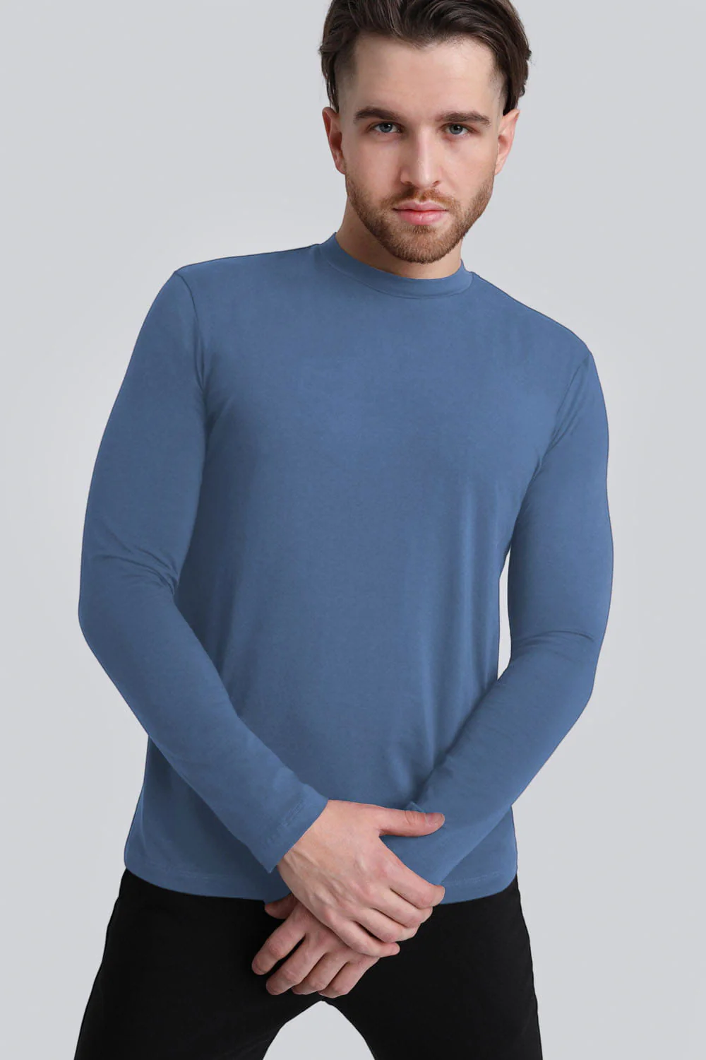 Longsleeve Mr Smooth Silver Blue - Image 2