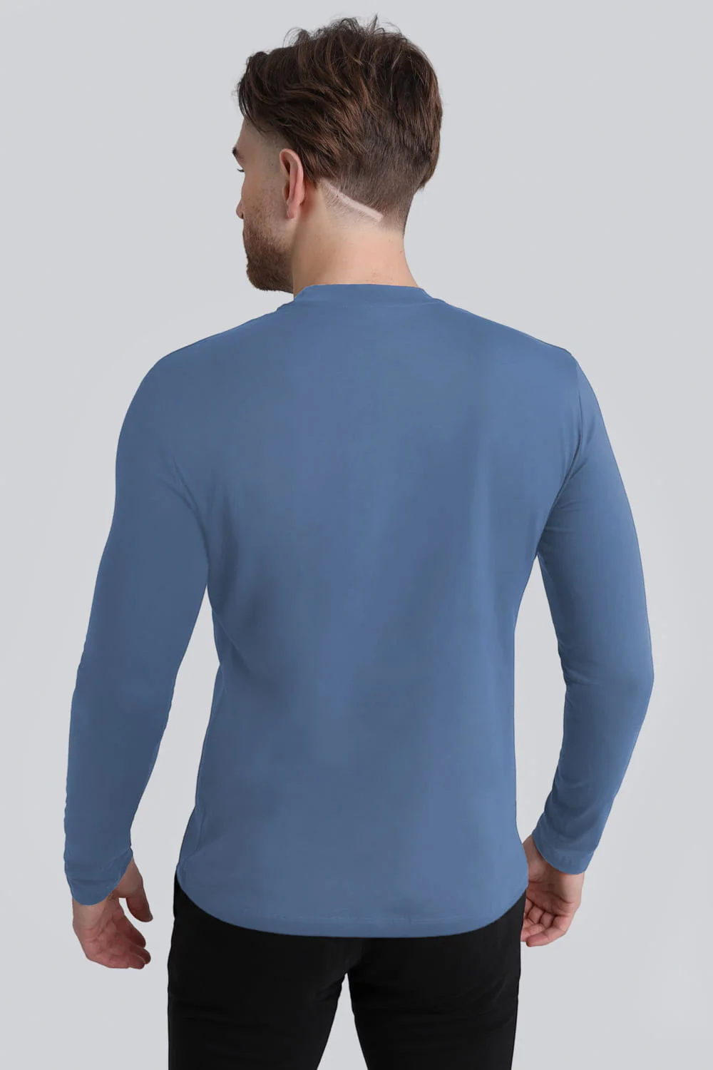 Longsleeve Mr Smooth Silver Blue - Image 5