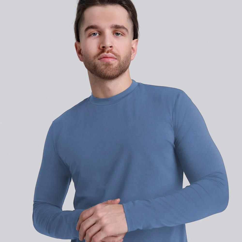 Longsleeve Mr Smooth Silver Blue - Image 6