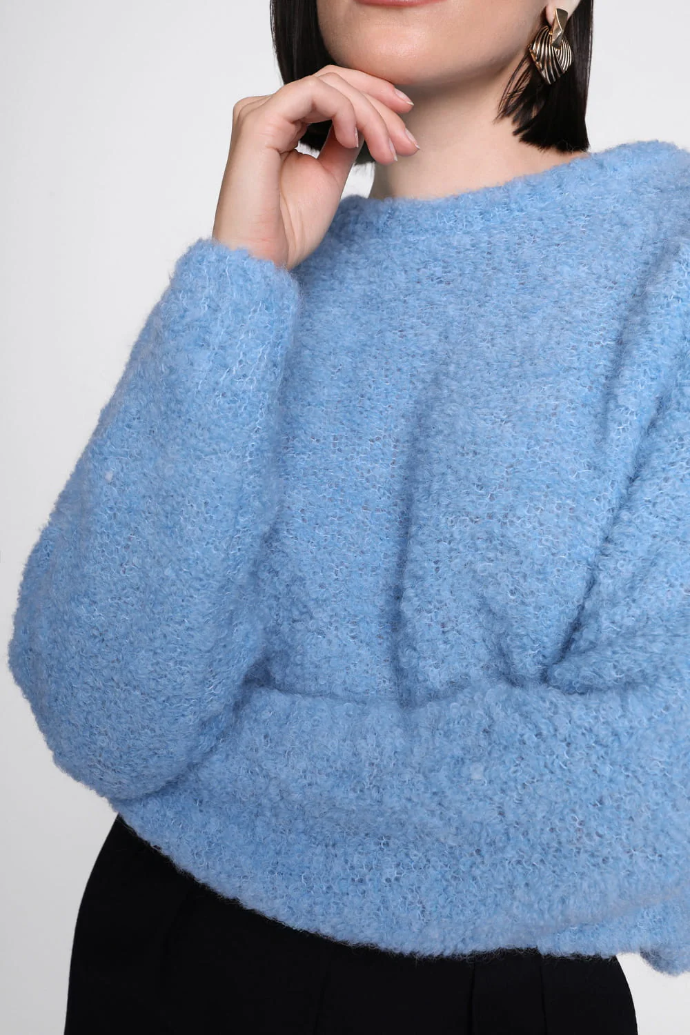 Sweter Miss Fluffy Baby Blue - Image 5