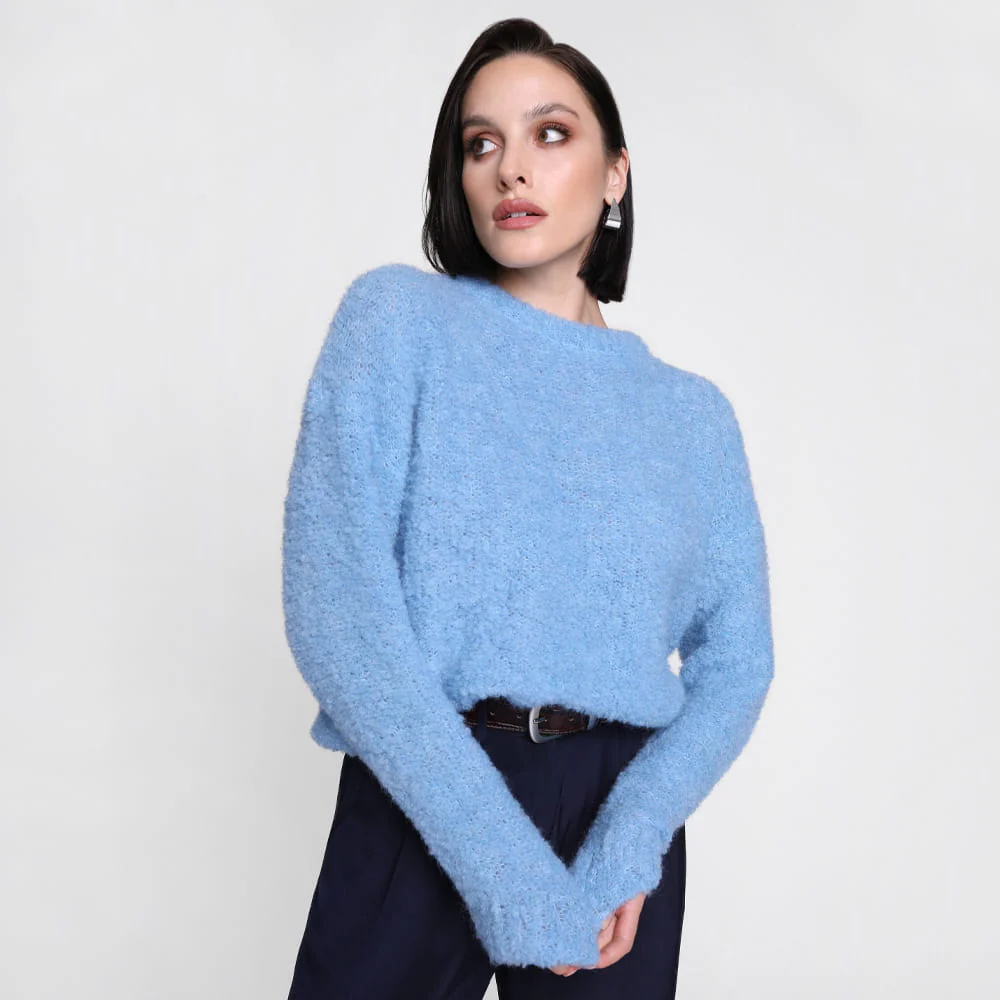 Sweter Miss Fluffy Baby Blue - Image 8