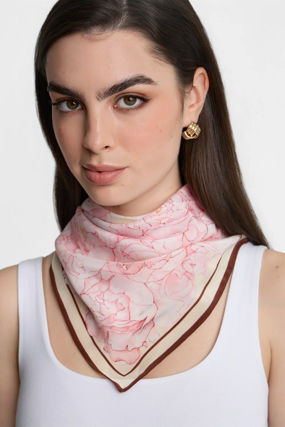 Apaszka Miss Aquarelia Light Pink - Image 4