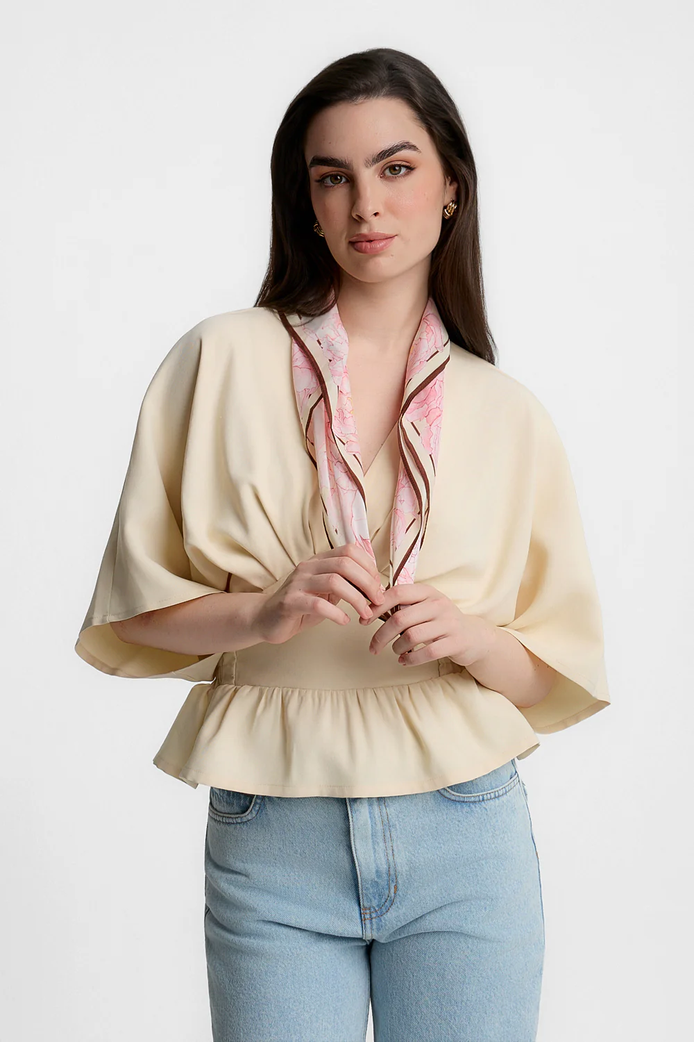 Apaszka Miss Aquarelia Light Pink - Image 5