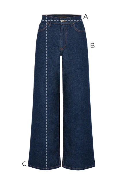 Jeansy Miss Wide Deep Navy - Image 10