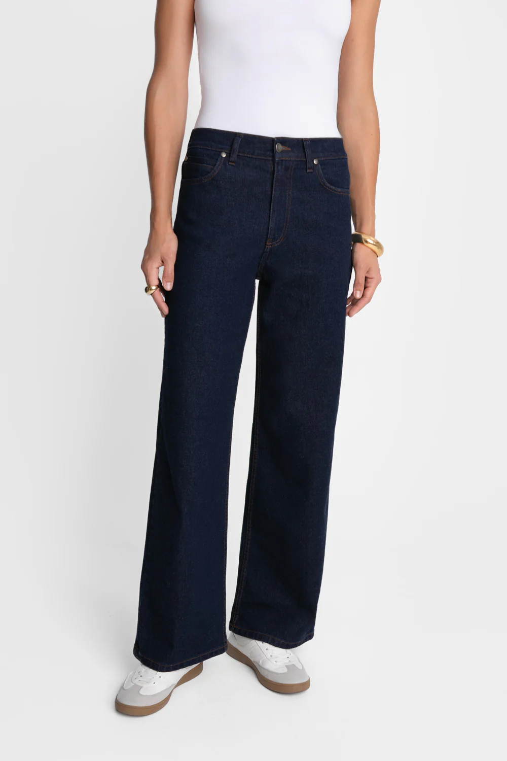 Jeansy Miss Wide Deep Navy - Image 3