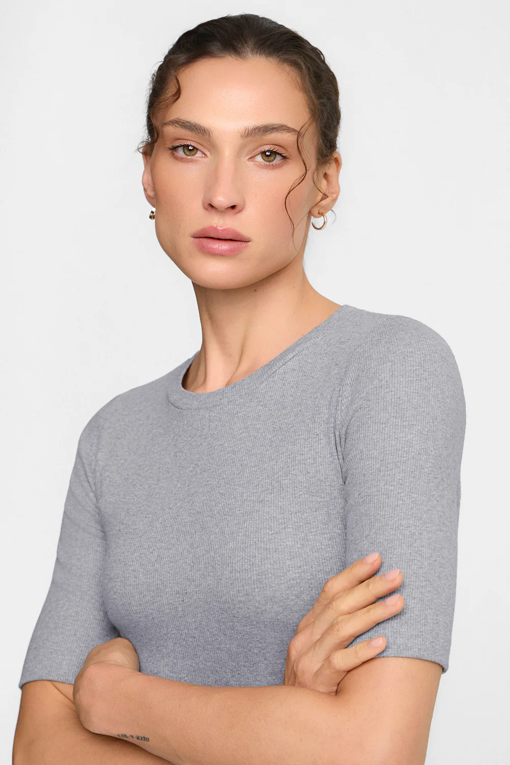 T-shirt Miss Lovable Melange Grey - Image 3