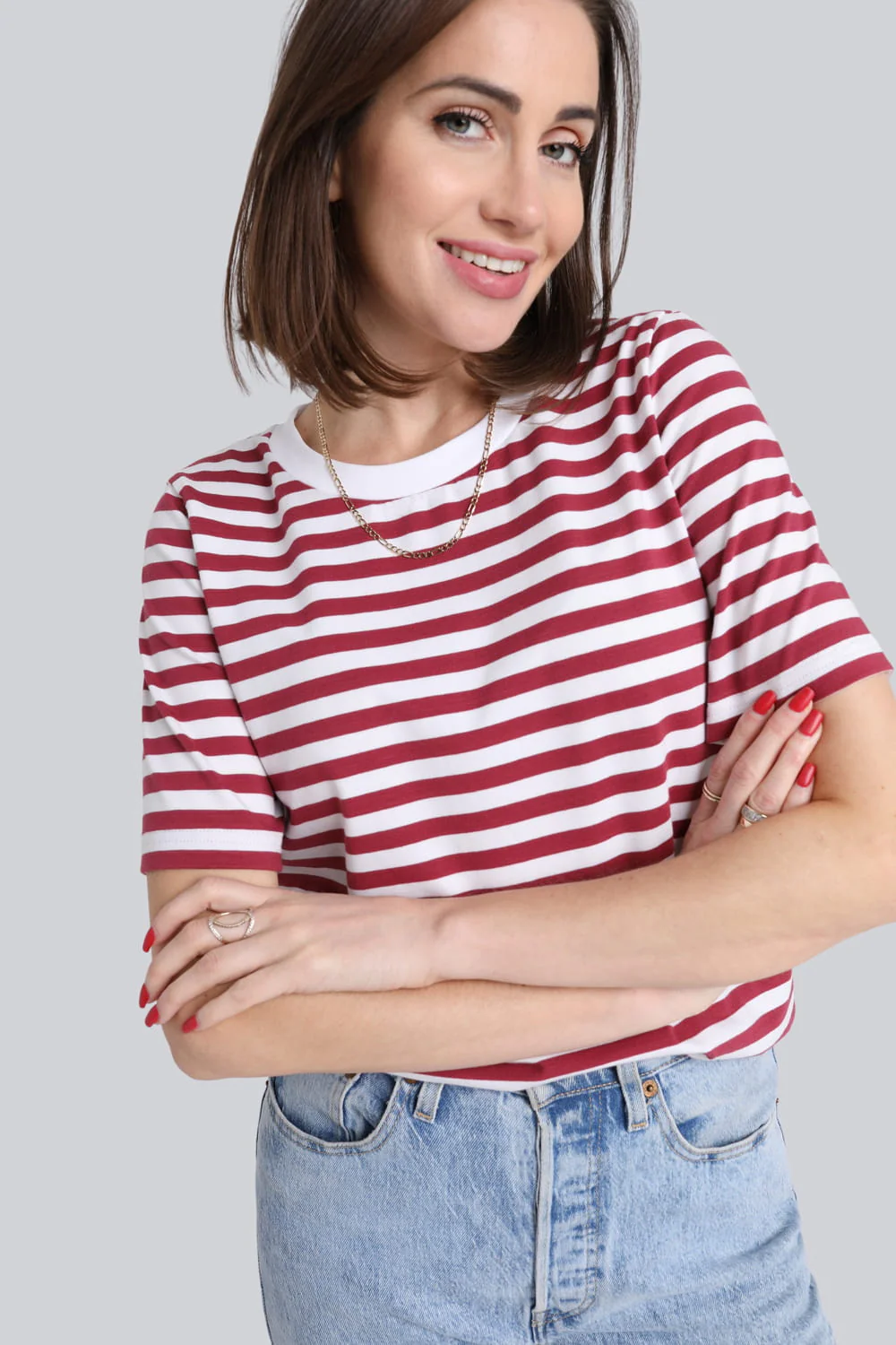 T-shirt Miss Marine Red Stripes - Image 4