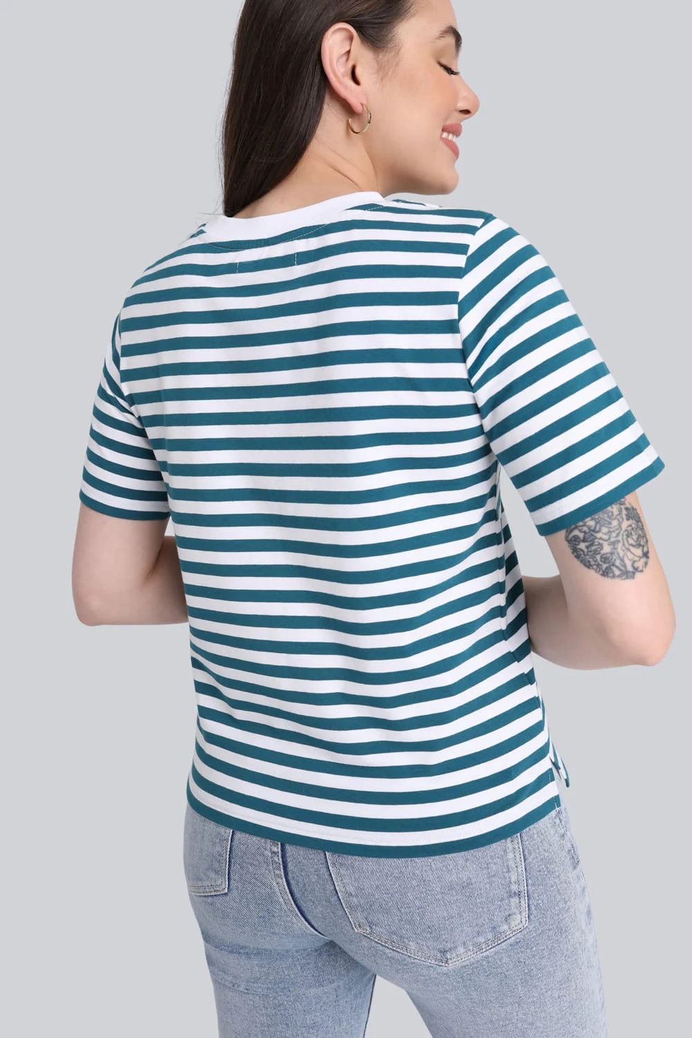 T-shirt Miss Marine Dark Sea Stripes - Image 6