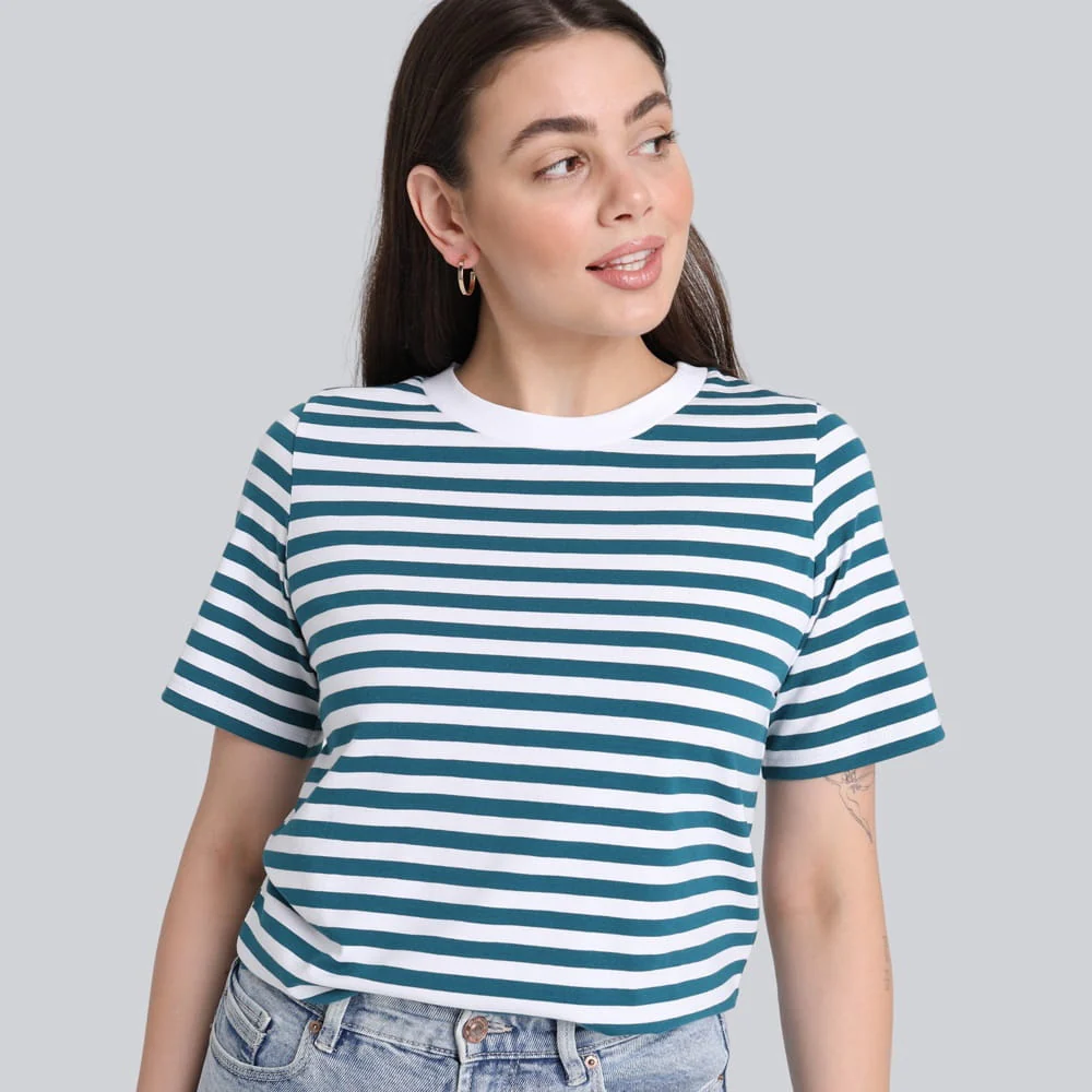 T-shirt Miss Marine Dark Sea Stripes - Image 7