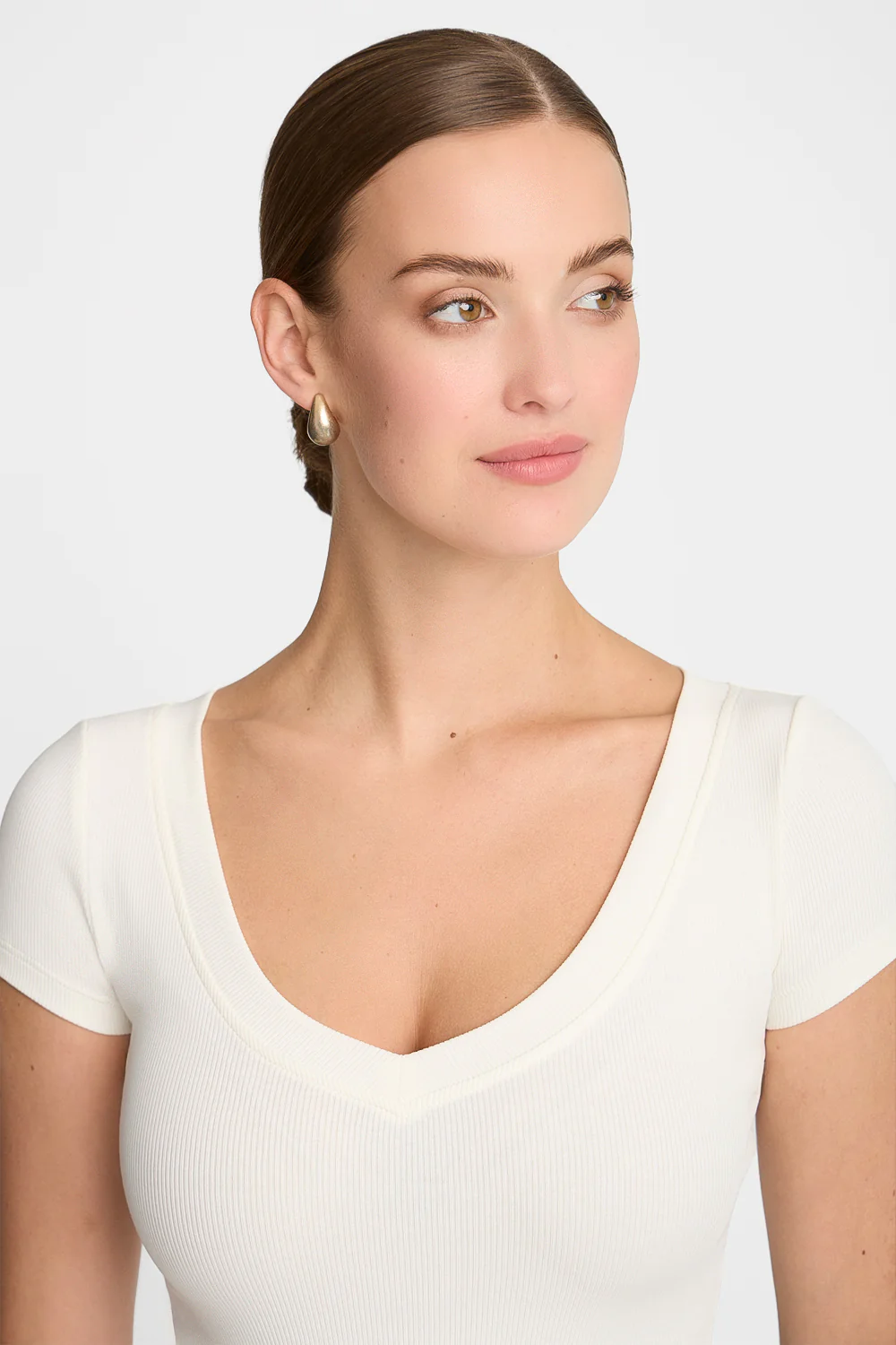 T-shirt Miss Womanly Off White - Image 4