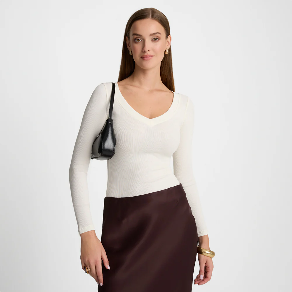 Longsleeve Miss Womanly Off White - Image 9