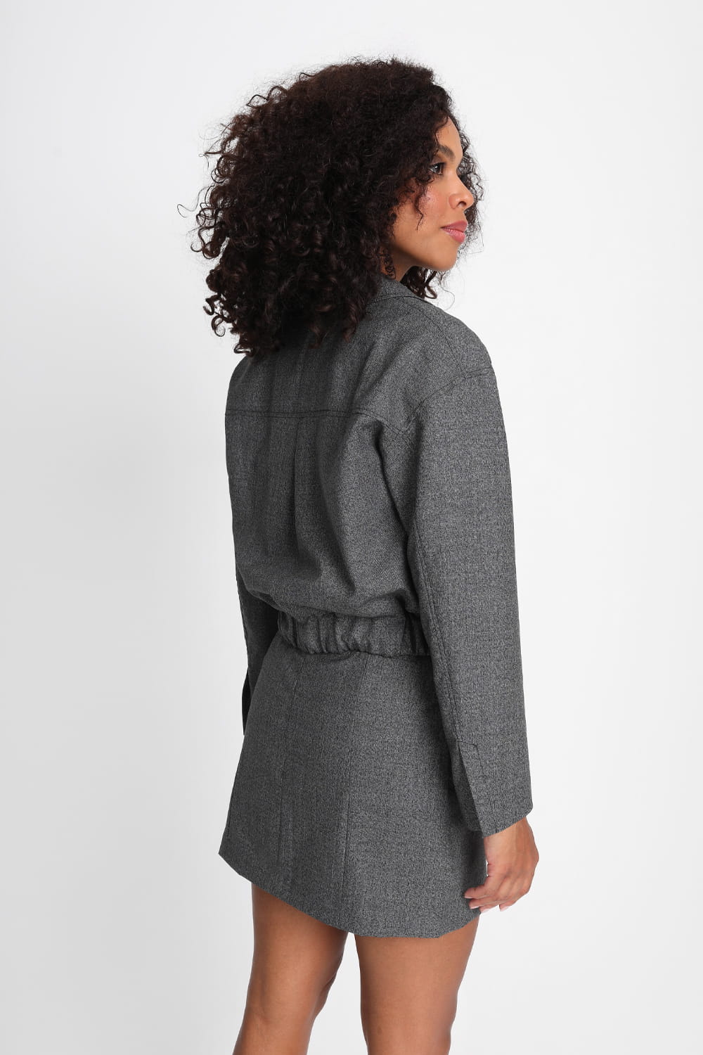 Kurtka Miss Modern Melange Black - Image 4