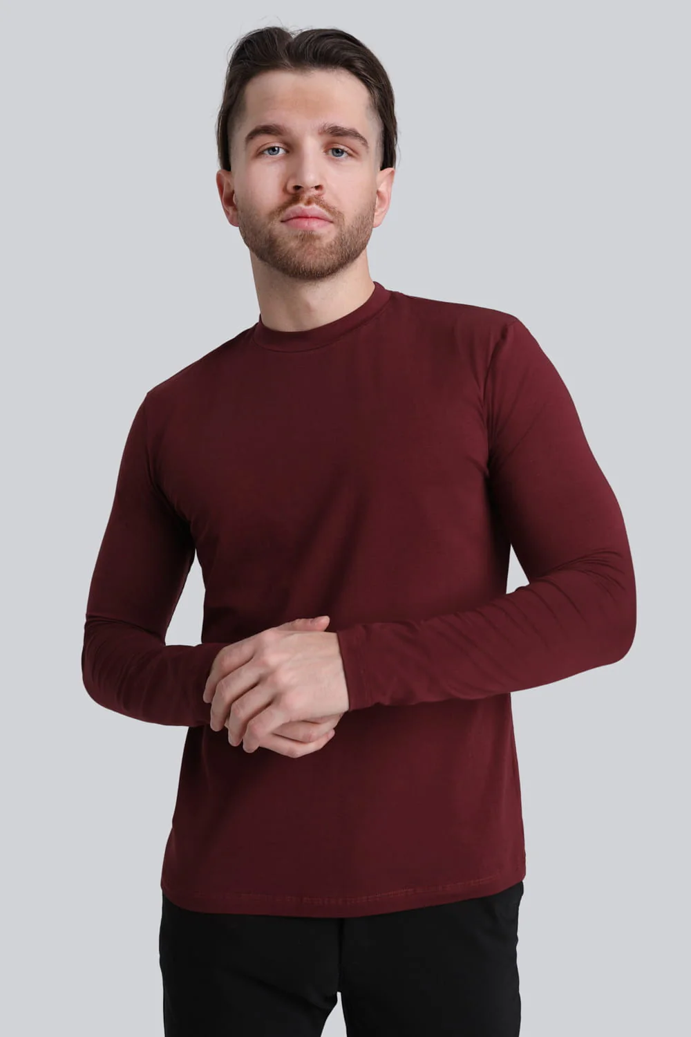 Longsleeve Mr Smooth Burgundy - Image 3
