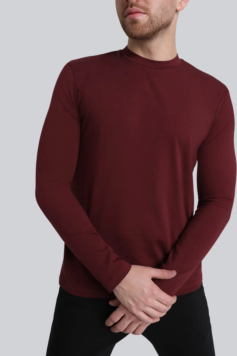 Longsleeve Mr Smooth Burgundy - Image 5