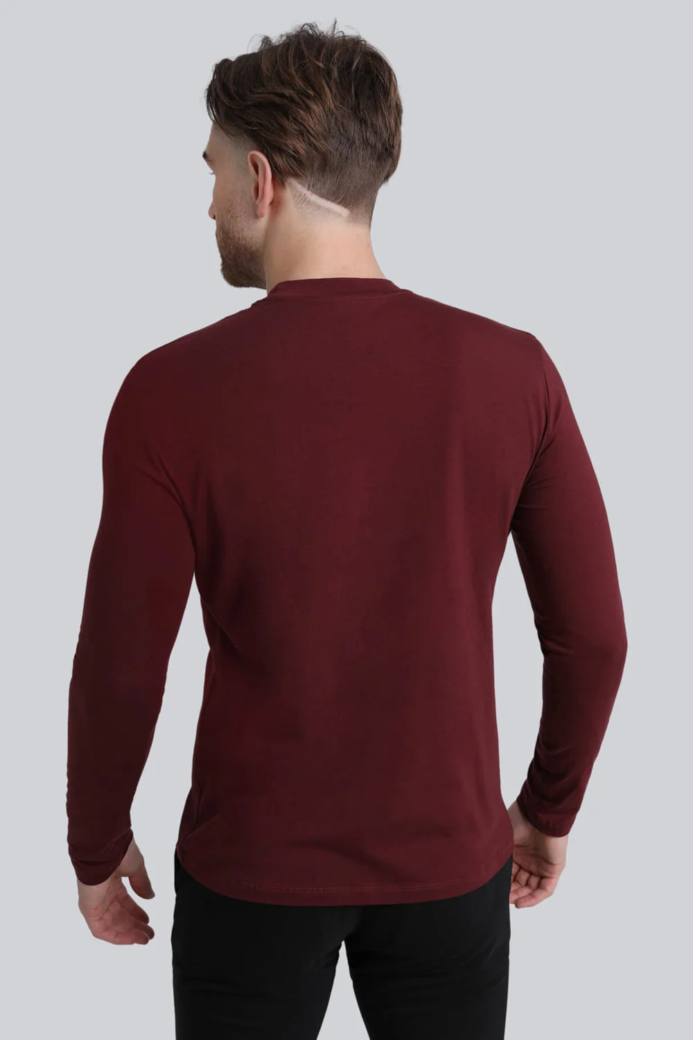 Longsleeve Mr Smooth Burgundy - Image 6