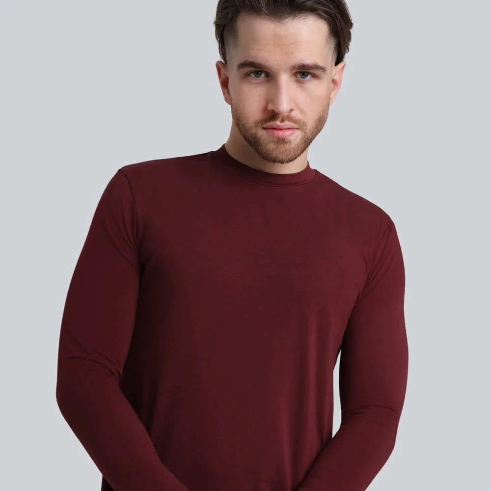 Longsleeve Mr Smooth Burgundy - Image 7