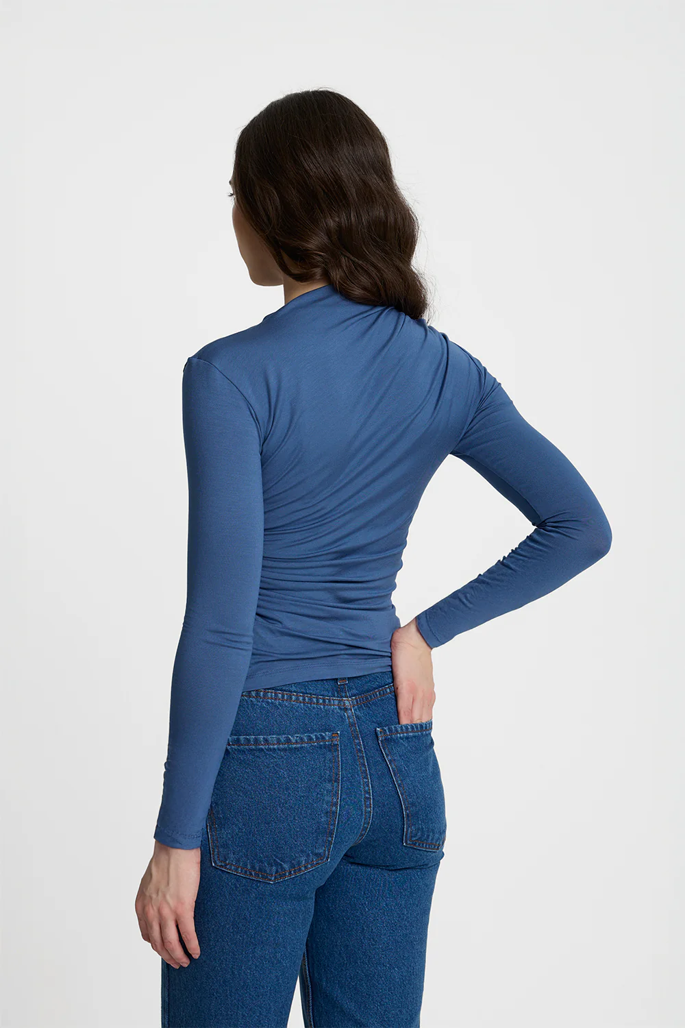 Longsleeve Miss Sculptural Vintage Blue - Image 6