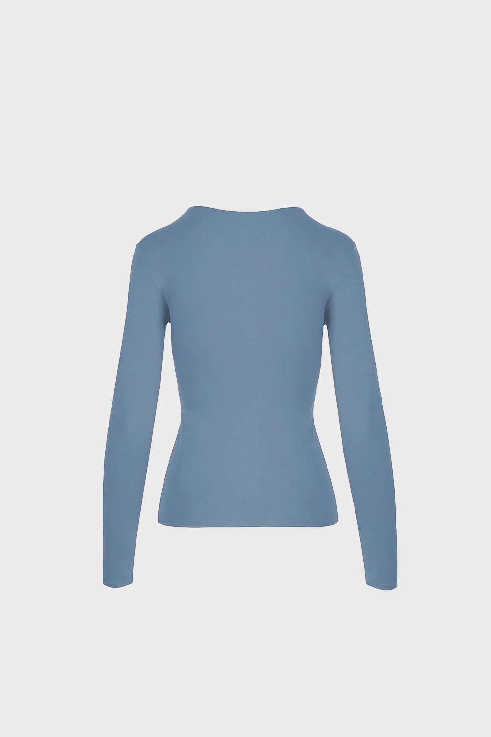 Longsleeve Miss Draped Silver Blue - Image 4