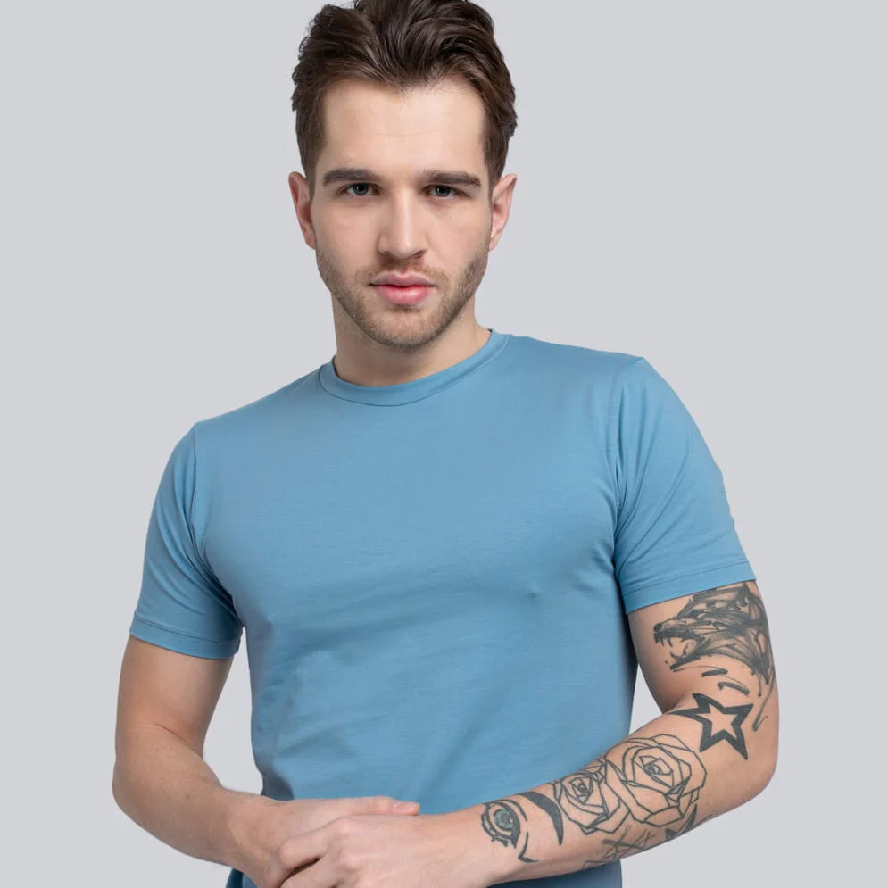 T-shirt Mr Classic Blue - Image 6