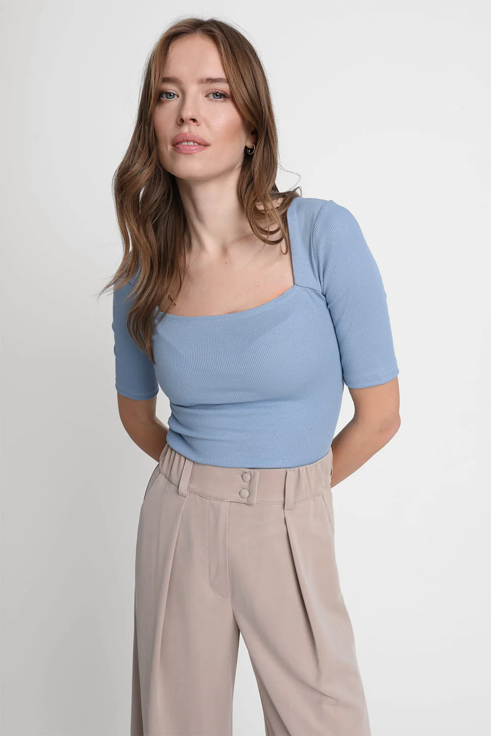 T-shirt Miss Caro Silver Blue - Image 4