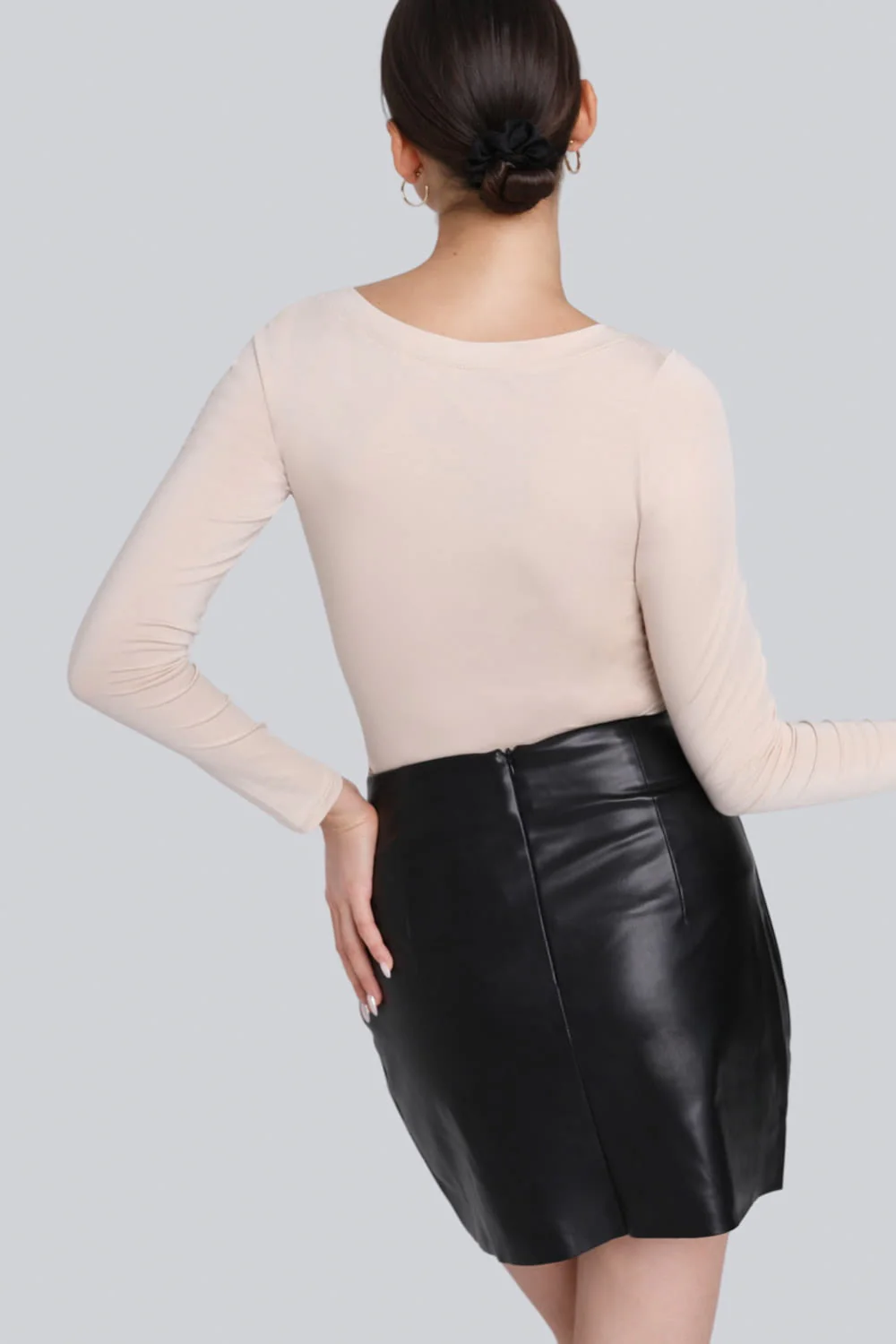 Longsleeve Miss Invisible V-neck Sand - Image 7