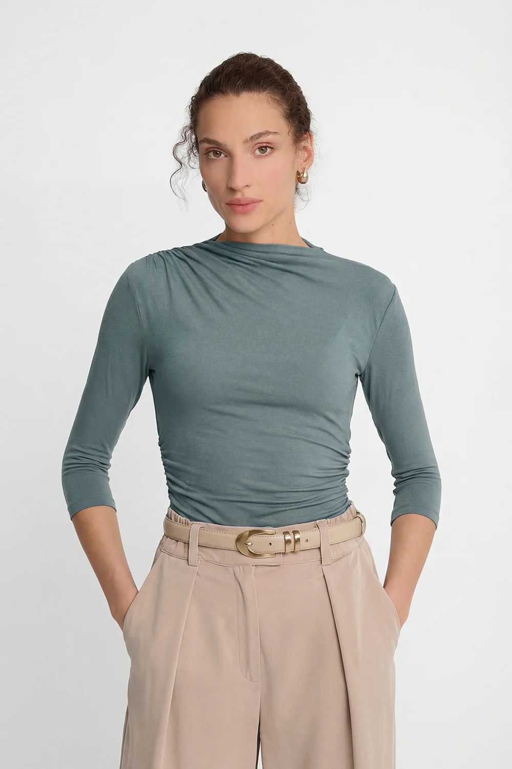 Longsleeve 3/4 Miss Sculptural Olive - Image 4