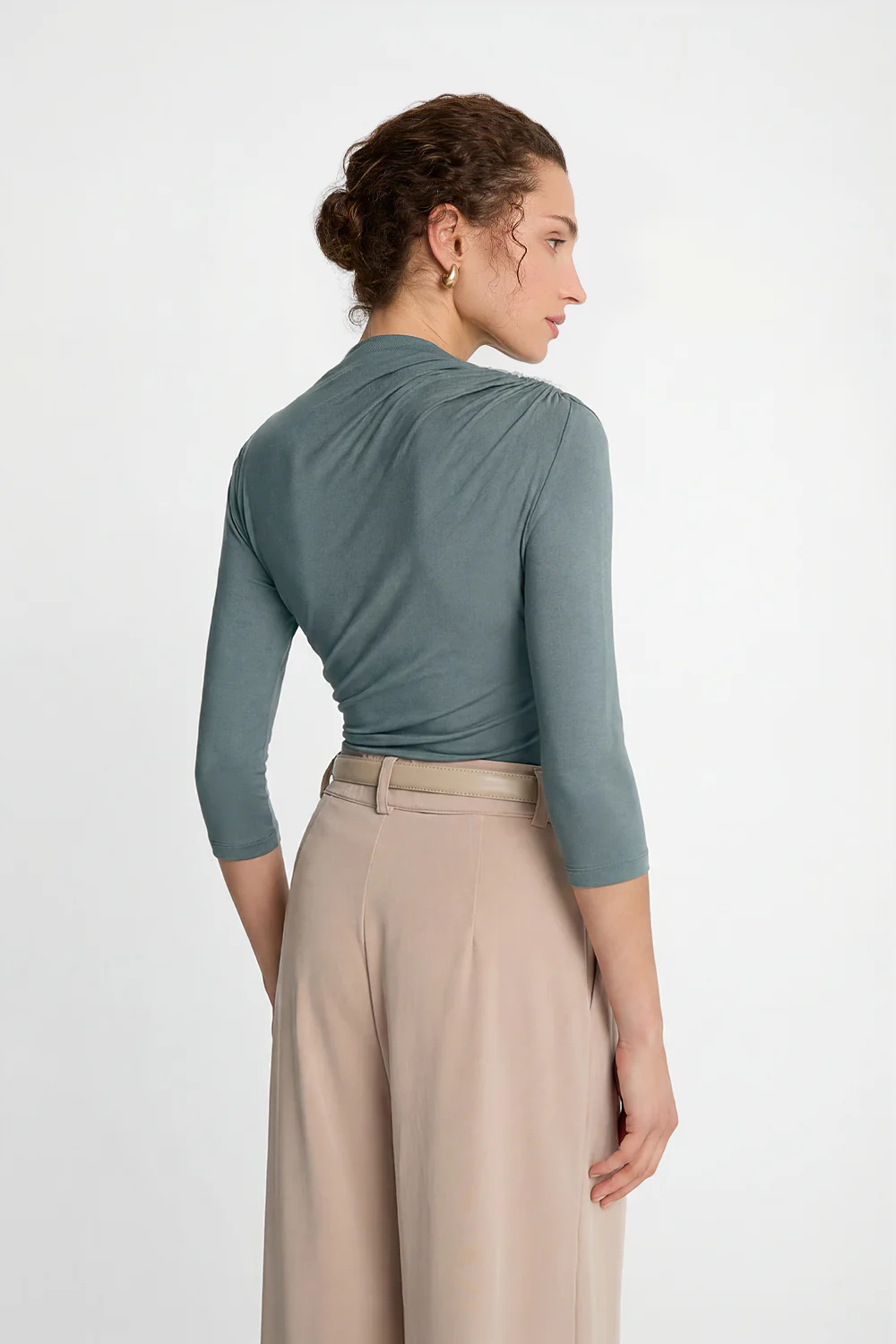 Longsleeve 3/4 Miss Sculptural Olive - Image 6