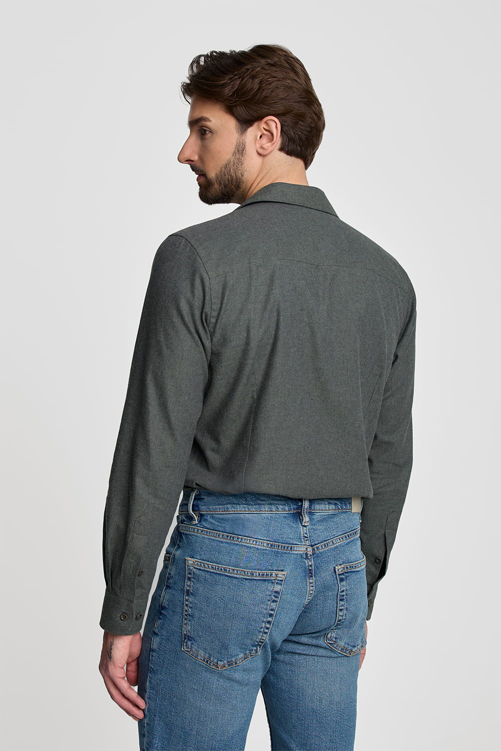 Koszula Mr Casual Olive - Image 6