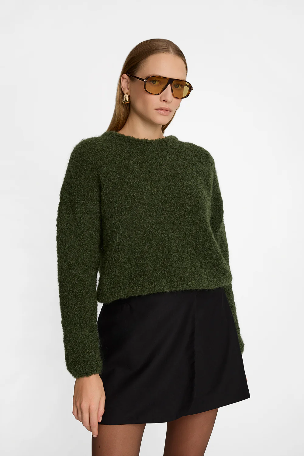 Sweter Miss Fluffy Olive - Image 3