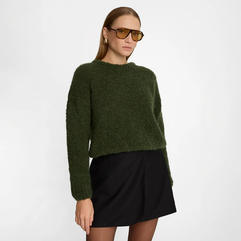 Sweter Miss Fluffy Olive - Image 8