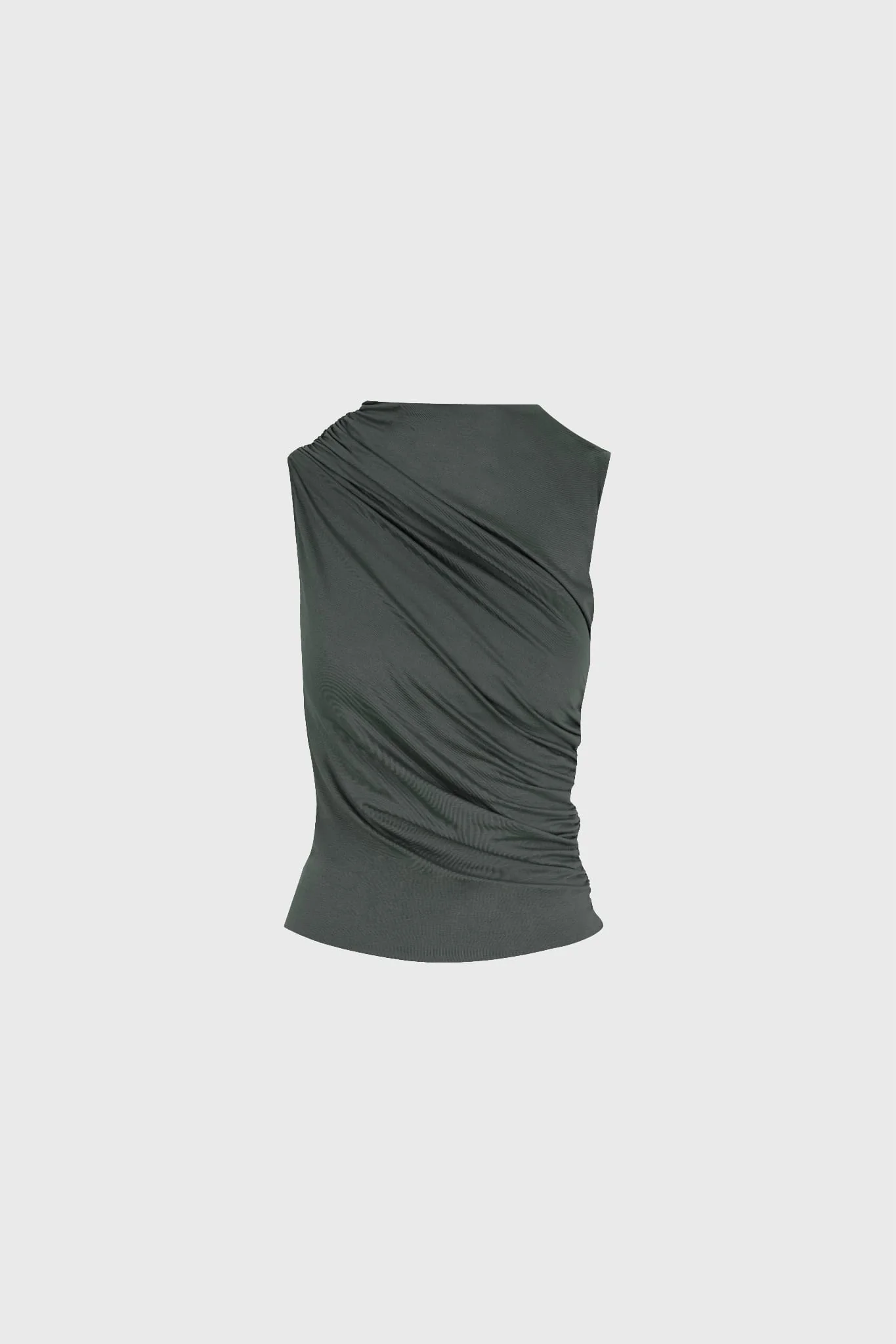 Top Miss Sculptural Olive - Image 2
