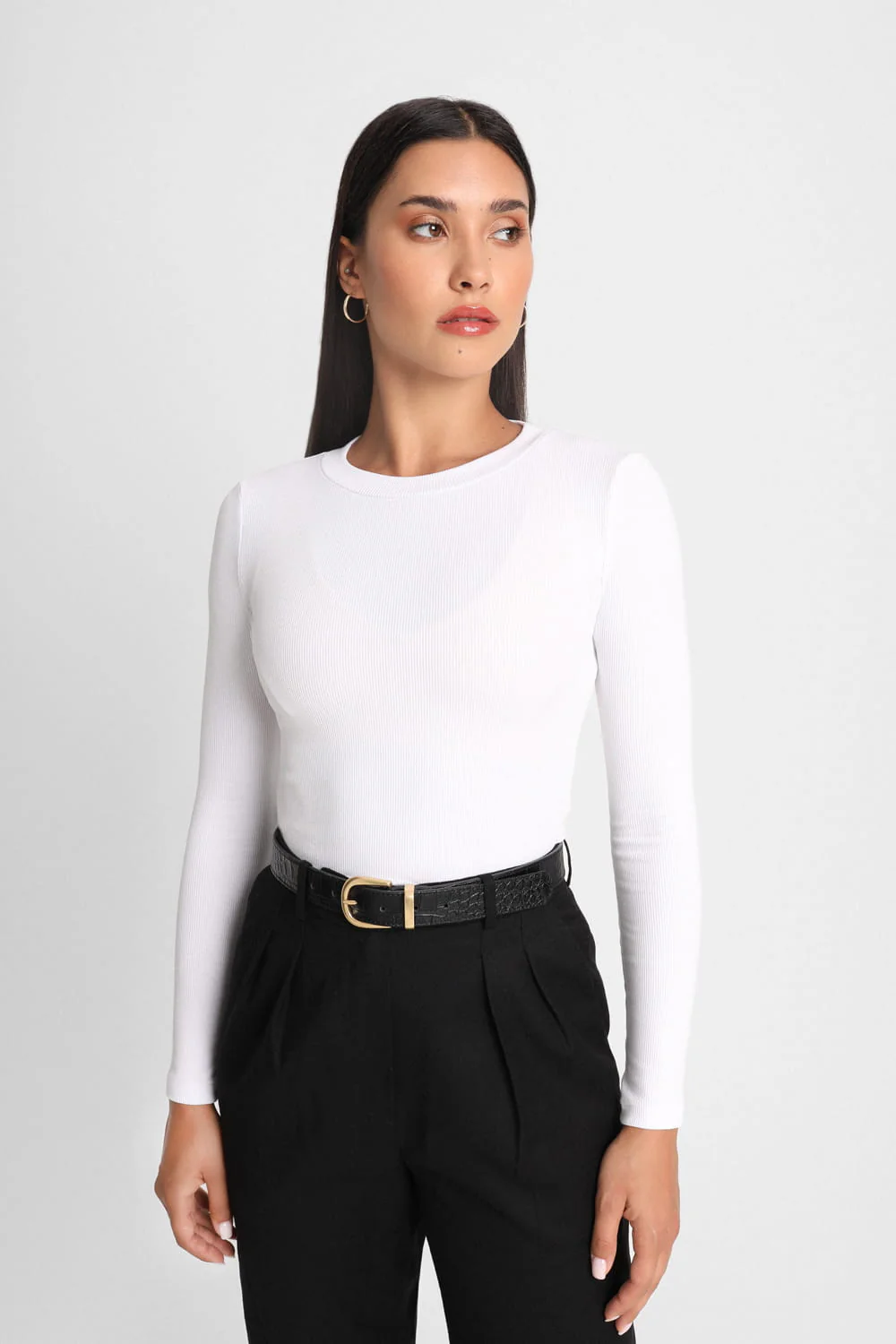 Longsleeve Miss Daily White - Image 5