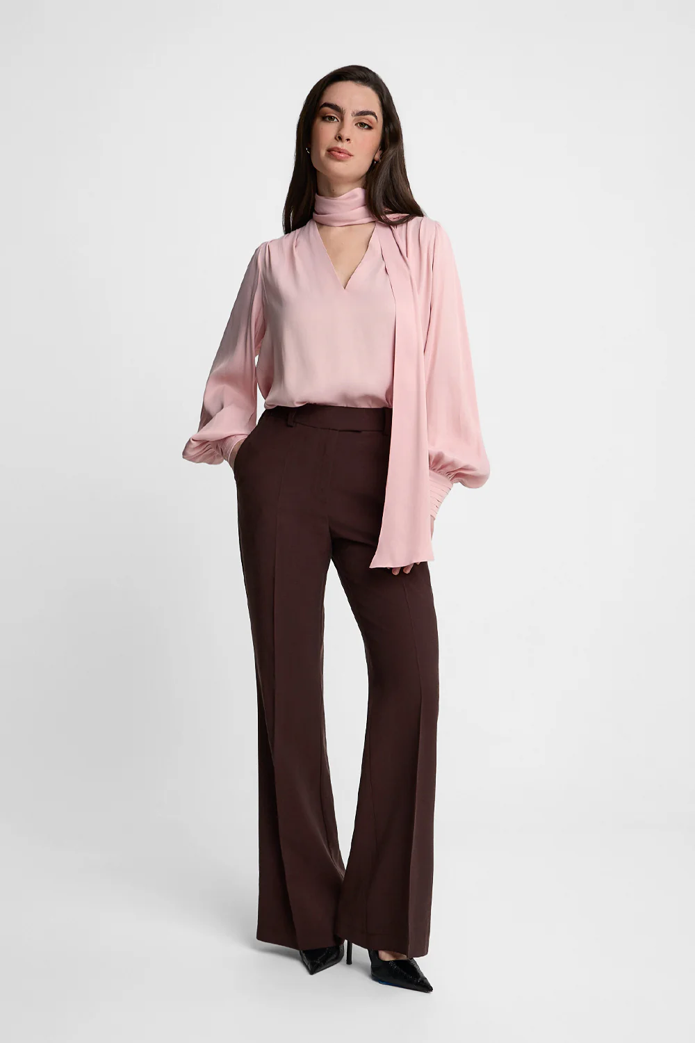 Koszula Miss Suzette Powder Pink - Image 3