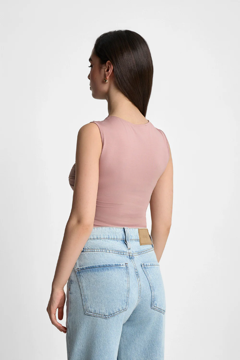 Top Miss Draped Dusty Pink - Image 4