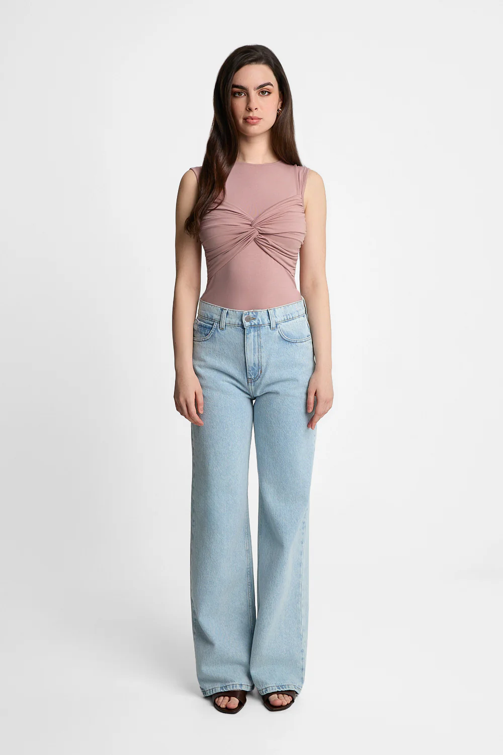 Top Miss Draped Dusty Pink - Image 6