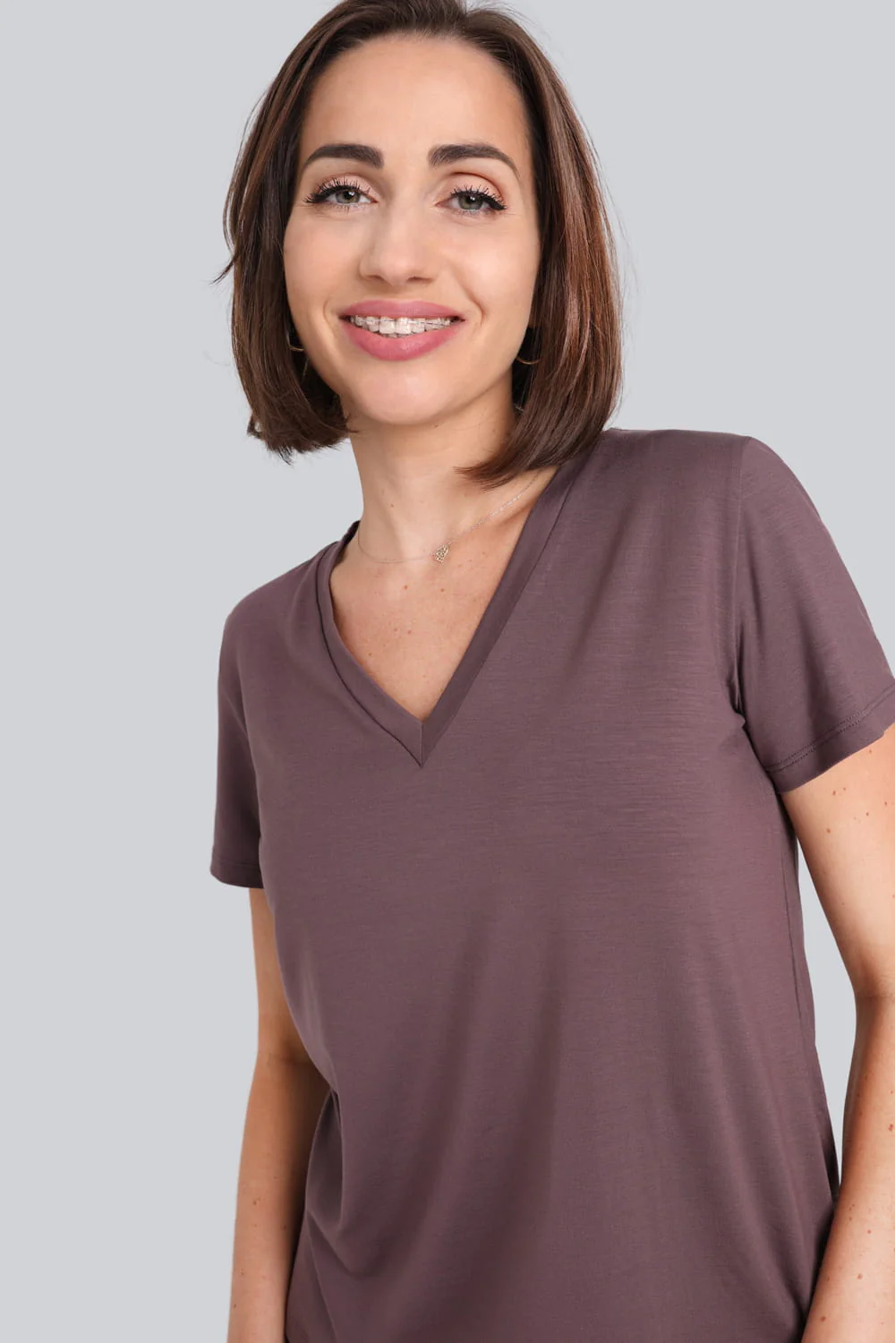 T-shirt Miss Classic Plum - Image 3