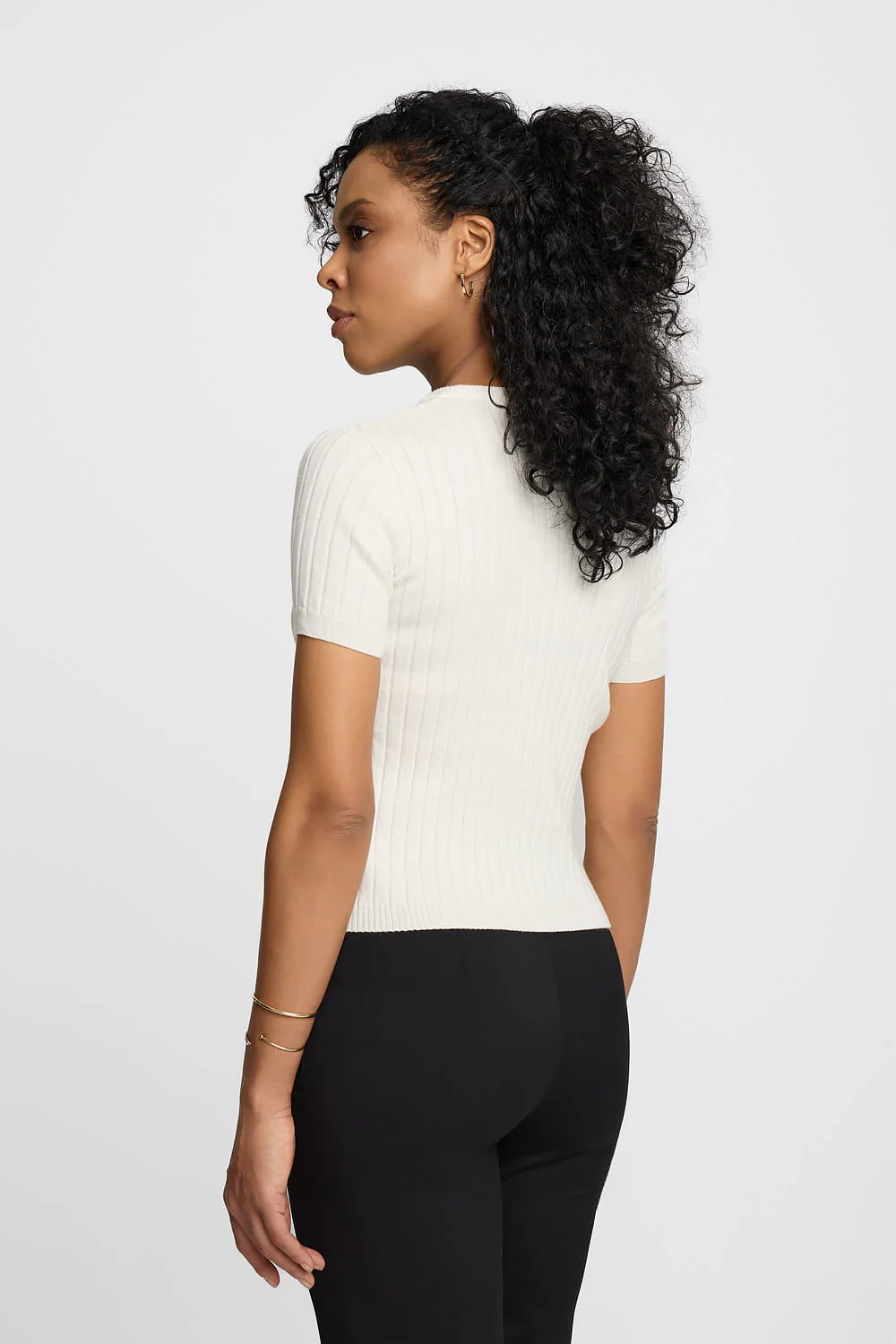 T-shirt Miss Quiet Off White - Image 3